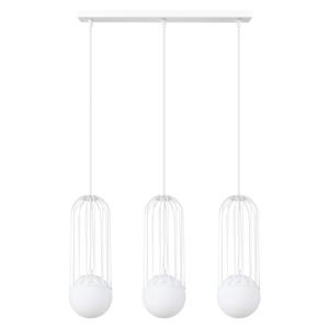 Applique acier blanc H 115 cm