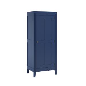 Armoire 1 Porte avec Étagères et Penderie L80.5 x H196.8 cm…