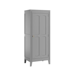 Armoire 1 Porte avec Étagères et Penderie L80.5 x H196.8 cm…