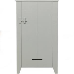 Armoire 1 porte en pin brouillard