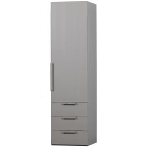 Armoire 1 portes en décor en noyer gris