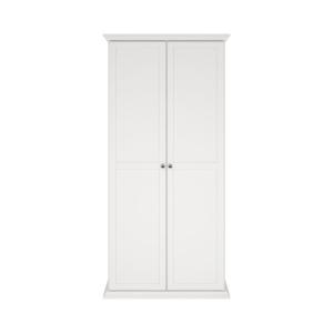 Armoire 2 portes à encadrement H200 cm - Blanc