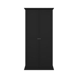 Armoire 2 portes à encadrement H200 cm - Noir