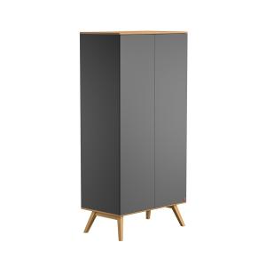 Armoire 2 Portes avec Penderie et 8 Étagères L100 x H207cm…