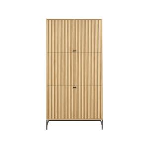 Armoire 2 portes avec penderie et étagères L99 x H182cm eff…