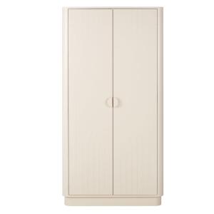 Armoire 2 portes blanc L100