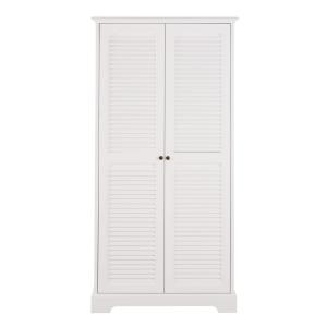Armoire 2 portes blanc L86