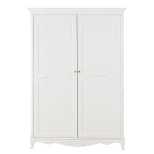 Armoire 2 portes blanche L130