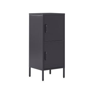 Armoire 2 portes en acier noir