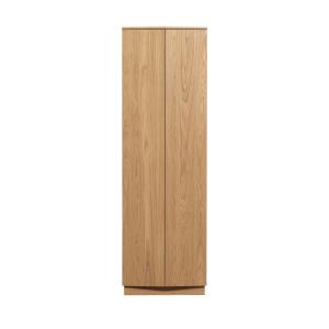 Armoire 2 portes en bois H210cm - Bois clair