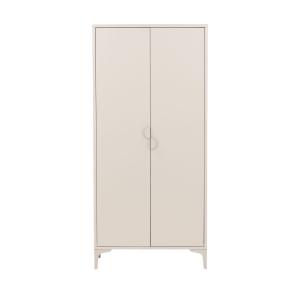 Armoire 2 portes en métal H183cm - Beige