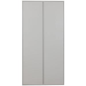 Armoire 2 portes en pin ​​gris nuages