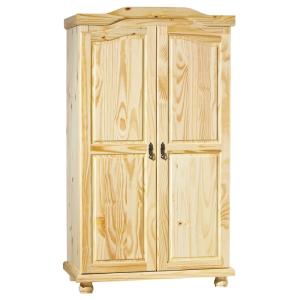 Armoire 2 portes en pin massif