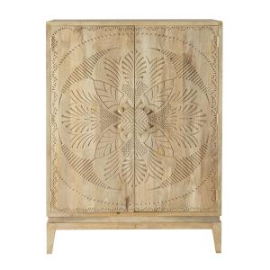 Armoire 2 portes gravée L100