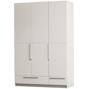 Armoire 3 portes en pin beige