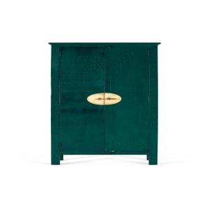 Armoire à 2 portes en bois de manguier