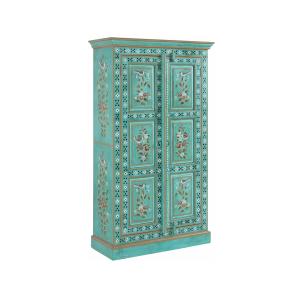 Armoire à 2 portes en bois de manguier vert