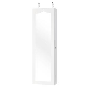 Armoire à bijoux mural miroir et lumiere led blanc 120 x 36…