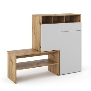 Armoire à chaussures , Marron 124.5 x 102cm