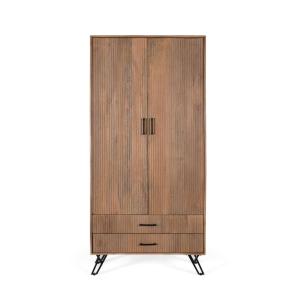 Armoire à deux portes en bois de manguier massif, hauteur 1…