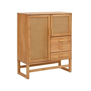 Armoire avec 2 portes et 3 tiroirs en pin