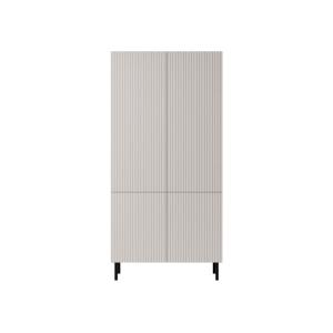 Armoire avec penderie contemporain 90 cm écru