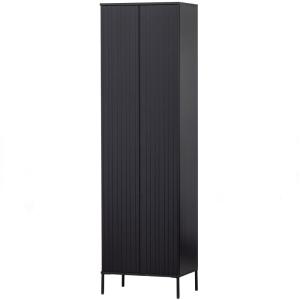 Armoire Avec Tiroir  - Pin - Noir - 210x60x42 - WOOOD - New…