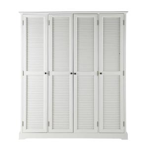 Armoire blanc 4 portes L170