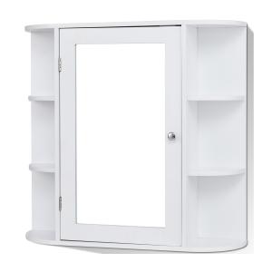 Armoire blance murale pour salle de bain avec miroir 65 x 1…