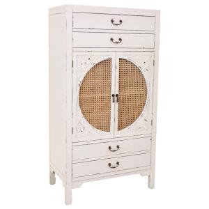 Armoire blanche 70x40x135h