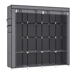 Armoire chambre en tissu 45 x 170 x 167 cm 4 compartiments…