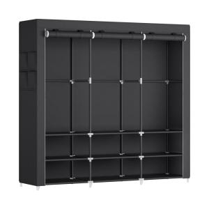 Armoire chambre en tissu 45 x 188 x 176 cm cm 4 pochettes n…