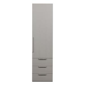 Armoire colonne dressing en bois FSC gris