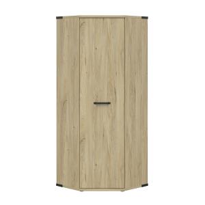 Armoire d'angle 1 porte stratifiés beige