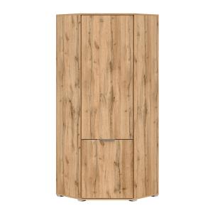 Armoire d'angle 2 portes stratifiés beige