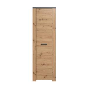 Armoire d'entrée 1 porte L62 cm - Marron