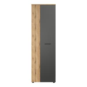 Armoire d'entrée 2 portes L60 cm - Gris