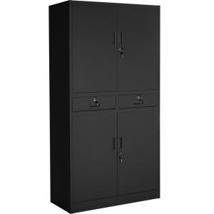 Armoire de classement en acier 3 étagères réglables en haut…