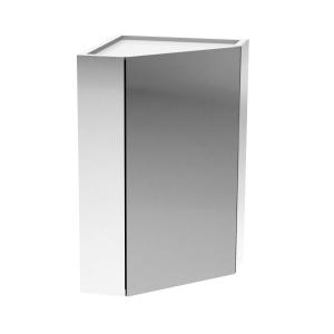 Armoire de rangement grise murale avec miroir PPSM Gris