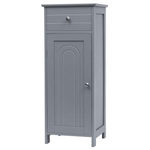 Armoire de rangement pour salle de bain gris 35 x 30 x 87cm