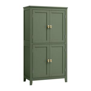 Armoire de salle de bain avec 4 portes 30 x 60 x 110 cm ver…