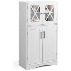 Armoire de salle de bain avec 5 étagères blanche 51 x 32,5…