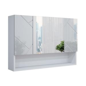 Armoire de toilette 80.1x55cm, Blanc Haute brillance