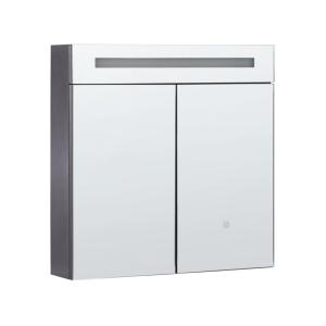 Armoire de toilette murale led 60 cm 60 cm noir