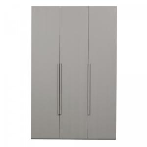 Armoire dressing 3 portes en bois FSC gris