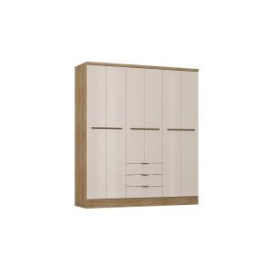 Armoire effet bois beige