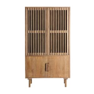 Armoire en bois de mangue marron 90x40x160 cm