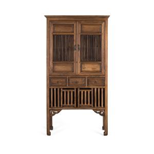 Armoire en bois de teck massif hauteur 176 cm