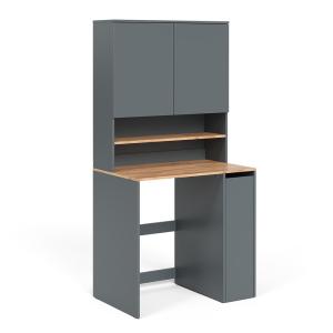Armoire machine à laver 2 pièces avec étagère Anthracite 93…