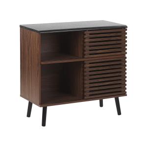 Armoire marron foncé